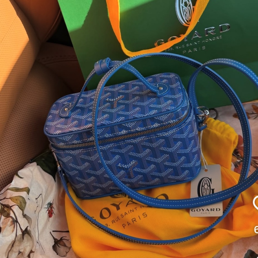 NWT Goyard Muse Mini Vanity Bag - Blue